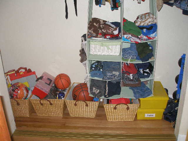 Boys Toy Storage BEFORE