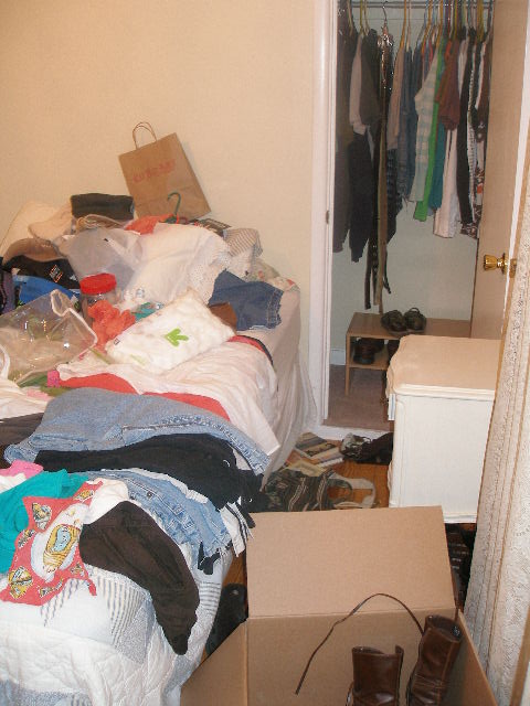 Bedroom Closet DURING