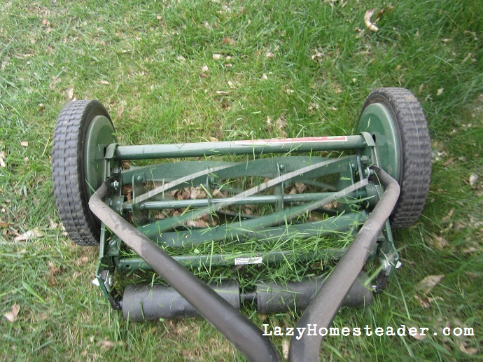 Grass Flying! Blades Whirring!